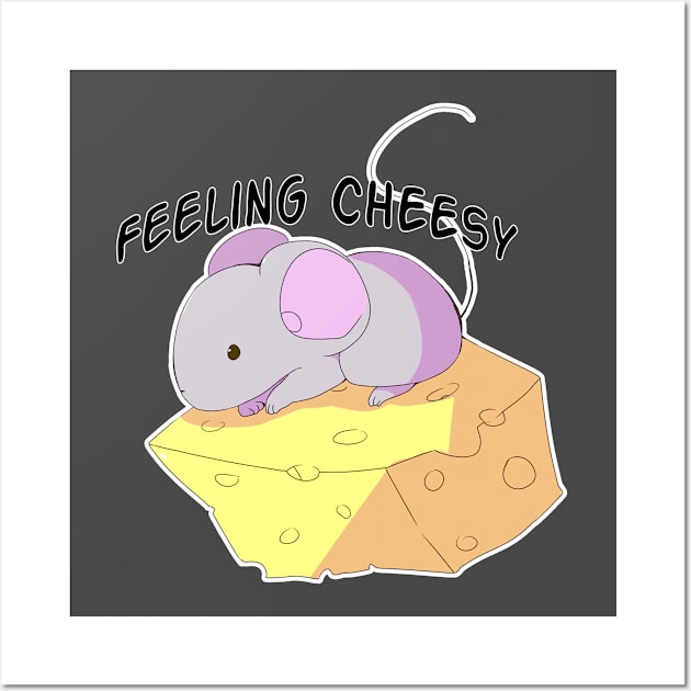 Feelin Cheesy? Wall Art by Grumpysheep